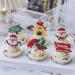 Merry Christmas Cake Topper 5pcs Christmas Cupcake Topper for Christmas Theme Party Cake Cupcake Santa Clause Xmas Tree - Buy Online on SooperMarket.com