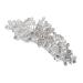 HAPINARY Rhinestone Hair Clip Headwear for Women Flower Hair Clips for Women Rhinestone Flower Hair Clip Girl Headdress Flower Hair Barrette Sparkly Hair Clip Hair Accessory Bride Abs