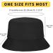 Rosoz Bucket Hat for Women Men - Summer Travel Beach Sun Hat - Unisex Black/White Outdoor Cap - Buy Online on SooperMarket.com