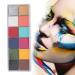 12 Colors Waterproof Body Paint - Sweatproof Makeup for Halloween & Parties | DIY Face & Graffiti Art - Buy Online on SooperMarket.com