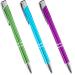 3 Piece Craft Weeding Tool for Adhesive Vinyl  Precision Weeding Pin Pen for Vinyl Pen Weeder Air Release Car Puncturing Installation PinPen Tool Stainless Steel Point (Green Blue  Purple)