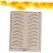 Beavorty 18 Sheets Eyebrow Microblading Skin Vehicle Grab Handles Eyebrow Training Skin Practice Skin - Buy Online on SooperMarket.com