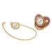 Gold Baby Pacifier Set | Rhinestone Lightweight Pacifier for Babies 6-18 Months | Cute Home Use Gift (Letter I) - Buy Online on SooperMarket.com