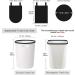 Fyy Garbage Bags with Handle - 100 Pack 6 Gallon Waste Bags for Bathroom Kitchen Office - 52x70 cm Black - Buy Online on SooperMarket.com