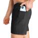 BROKIG Men's Lightweight Gym Shorts - Black Medium | Quick Dry Athletic Workout Shorts with Pockets - Buy Online on SooperMarket.com
