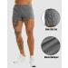 Ouber Men's 2 Running Shorts with Liner - Grey Large | Workout & Gym Shorts - Buy Online on SooperMarket.com