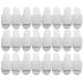 TRAVELWELL 12 Pairs per Case Open Toe Terry Spa Slippers Bulk Hotel Unisex Slippers for Women and Men White