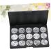 Estuche De Maquillaje 1pc Cosmetic Palette Practical 15 Holes Portable Durable Eyeshadow Palette Empty Eyeshadow Case Eyeshadow Case for Girls Makeup Cases - Buy Online on SooperMarket.com