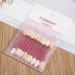 Dajidafu 10 Pieces Brush Double Sided Sponge Tipped Applying Eye Shadow Make Up DIY Salon Beginner Applicators Color Random - Buy Online on SooperMarket.com