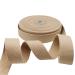 Heavy Cotton Webbing 1 Inch Wide 10 Yard Polyester Cotton Webbing Strap for Webbing Bag Handles, Bag Strap,Tote Bag Webbing,Cloth Belt,Making Outdoor Supplies (Khaki)