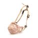 Dog Muzzles to Prevent Biting Soft Basket Dog Muzzle to Prevent Chewing and Barking Breathable Rubber Adjustable Straps for Pet Puppy Mouth Cover for Small Medium Large Dogs (S Pink)