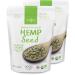 ONEROOT Organic Raw Shelled Hemp Seeds (Hemp Hearts) Non-GMO Gluten Free Plant-Based Protein Omega-3 Omega-6-1kg (2 Pack)