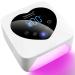 Rechargeable UV LED Nail Lamp 72W Cordless UV Light for Nails with Removable Bottom Professional Curing Lamp for Gel Nails with 30 Beads 5 Timer Setting Nail Light and LED Touch Screen Gel Nail Dryer
