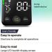 Automatic Digital Blood Pressure Monitor with LED Display - Upper Arm BP Cuff Machine for 2 Users, 240 Memory Storage, Storage Bag - Black - Buy Online on SooperMarket.com