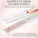 Buy Lily England 2 in 1 Hair Smoothing & Curling Iron - Rose Gold Adjustable Temperature Ceramic Coating - International Shipping Available - Buy Online on SooperMarket.com