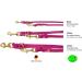 Buy Adjustable Pink Dog Liner - Fat Leather & Brass | 2.80m x 15mm for Small & Large Dogs - Durable & Stylish - Buy Online on SooperMarket.com