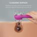 Rechargeable Facial Cleansing Brush for Men & Women - Electric Face Scrubber Cleanser for Deep Exfoliation and Cleansing (Purple) - Buy Online on SooperMarket.com