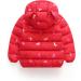 Winter Hooded Puffer Coat for Kids | Waterproof & Lightweight Toddler Jacket, Red, 3-4 Years - Buy Online on SooperMarket.com