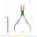 EHDIS Hair Extensions Tools Kit - Stainless Steel Pliers for Hair Apply&Remove Micro Ring Loop and Loop Needle Threader Tool for Micro Rings Nano beads Styling Accessories Colour - Buy Online on SooperMarket.com