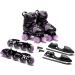 Rollerface Switch 3-in-1  Sport  Outdoor and Recreation Inline Skate  Roller Skate  and Ice Skate. (Adjustable up to 3 Sizes) Purple Large: US Women's 8 - 10 - Buy Online on SooperMarket.com