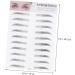 Hemoton 2pcs 3d Eyebrow Stickers Artificial Eyebrow Imitation Eyebrow - Buy Online on SooperMarket.com