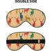 SSIMOO Deer Show Soft Sleep Eye Mask - Breathable Black Eye Patch for Travel & Relaxation | Perfect Gift for Women - Buy Online on SooperMarket.com