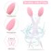 Silicone Lip Scrub Brush Set for Smoother, Fuller Lips - Exfoliating Double-Sided Lip Scrubber Tool (4 Colors, 4 PCS) - Buy Online on SooperMarket.com