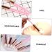 Baluue 2pcs Nose Brush Eyeshadow Brush Makeup Eyeshadow Lady Parts Eye Makeup Accessory Aluminum Tube Pink - Buy Online on SooperMarket.com