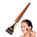 Jomewory Blending Brush for Makeup Wooden Handle Liquid Foundation Brush Face Makeup Tool Professional Contour Brush for Liquid Cream Powder Blending Buffing