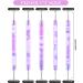5Pcs Nail Dotting Pen Nail Art Tools Dotting Painting Pen Polish Carving Tool 2 Way Nail Design Dotting Tool for Gel Polish Decoration Purple - Buy Online on SooperMarket.com
