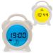 PurFlo Snoozee Sleep Trainer Clock for Toddlers | Kids Alarm Clock & Children's Night Light | Rechargeable & Portable