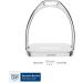Sprenger Fillis Stirrup - 120mm Step Width Colored Insert Stainless Steel 2-Pack - International Shipping Available - Buy Online on SooperMarket.com