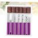POPETPOP 2 Sets Nail Art Equipment Nail Bits Nail Drill Bits for Acrylic Nail Polish Accessories Drill Bits for Nails Manicure Drill Bits Pedicure Bits Nail Gel Electric Head Purple 6.5x5.5cmx2pcs Purplex2pcs - Buy Online on SooperMarket.com