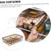 Healeved Box Egg Carton Refrigerator Eggs Fridge Egg Dispenser Fridge Egg Holder Egg Holders re-usable - Buy Online on SooperMarket.com