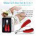 Professional Thick Toenail Clippers - Surgical Grade Stainless Steel for Ingrown Nails - Podiatrist Recommended - Large Nail Clippers for Men & Seniors - Red - Buy Online on SooperMarket.com