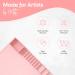 Large Silicone Crafts Painting Mat with Cup | Washable & Nonstick Artist Mat | Pink 23.8x15.7 Inch - Buy Online on SooperMarket.com