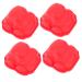 Alipis 4pcs Car Baking Mold Cake Pan Cars Silicone Molds Chocolate Molds Cake Mold Non Stick Soap