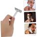 Angoily Manual Safety Razor for Men - Rustproof Double-Edged Single Blade Shaving Razor - Zinc Alloy 10.3x4cm - Eco-Friendly & Durable - Buy Online on SooperMarket.com