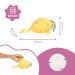 Badabull Soft Silicone Projection Night Light - 5 Lullabies & 2 White Noises - Automatic 30 Min Shutdown - Battery Operated - Buy Online on SooperMarket.com