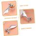 Beavorty 2pcs Dolphin Scraping Board Tools Walker Face Massage Roller Eye Manual Roller for Lady Facial Rollers Face Roller Facial Massaging Tool Stainless Steel Woman Double Head Massager 11.40X4.70X3.00CMx2pcs Silverx2pcs - Buy Online on SooperMarket.com