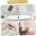 Baluue 4pcs Black Linen Soap Bag Bar Soap Bag Shower Foaming Bag Portable Soap Pouch Bar Soap Pouch Flax - Buy Online on SooperMarket.com