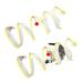 2pcs Cat Coil Toy Catty Coil Safe Toy Kitten Play Tunnel 65cm/25in S-type Foldable Pet Tunnel Cat Tunnel With Plush Ball & Feather Stick Spiral Cat Toy Tunnel With Plush Ball Feather Mouse Multicolor