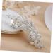 PLAFOPE Rhinestone Hair Clip Headwear for Women Bridal Barrette Clip Flower Hair Clips for Women Headpiece for Bride Pearl Headpiece Wedding Hair Rhinestone Headpiece Hairpin Rhinestones - Buy Online on SooperMarket.com