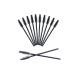 SINEN 50 PCS Disposable Eyelash Brush Mascara Brushes Makeup Brushes Kits for Eye Lashes Extension Eyebrow and Makeup (balck)