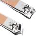 Stainless Steel Nail Clippers Set 4 Set Nail Clippers Beauty Tools Includes Ear Spoons and Nail Files with Pink PU Storage Bags for Grooming Manicure - Buy Online on SooperMarket.com