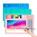 Large Silicone Mats for Crafts - Silicone Painting Mat - Silicone Art Mat with Cup - Silicone Craft Mats - Painting Supplies - Paint Mat - Washable and Nonstick Artist Mat (Pink 23.8x15.7 inch)