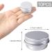 Redamancy 10 Pcs Aluminium Tins Jars Aluminium Empty Containers 15 ml Aluminium Tin Jars with Screw Lids Empty Cosmetics Container Pots for Lip Balm Cream Candles Cosmetics (Silver) - Buy Online on SooperMarket.com