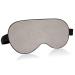 Haskirky Light Blocking Eye Mask Breathable and Adjustable Adult Men and Women Travel on Business Trips Yoga Meditation Light Smooth Comfortable Eye Mask Office Deep Sleep Goodies Light Grey