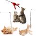32 PCS Cat Toys Set - Interactive Variety Kitten Toys with Catnip, Feather Teaser, Crinkle Balls, and More - Buy Online on SooperMarket.com