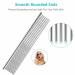 2-in-1 Professional Metal Dog and Cat Comb with Stainless Steel Teeth - Grooming Tool for Long & Short Haired Pets - Removes Tangles, Knots, Fleas & Lice - Buy Online on SooperMarket.com